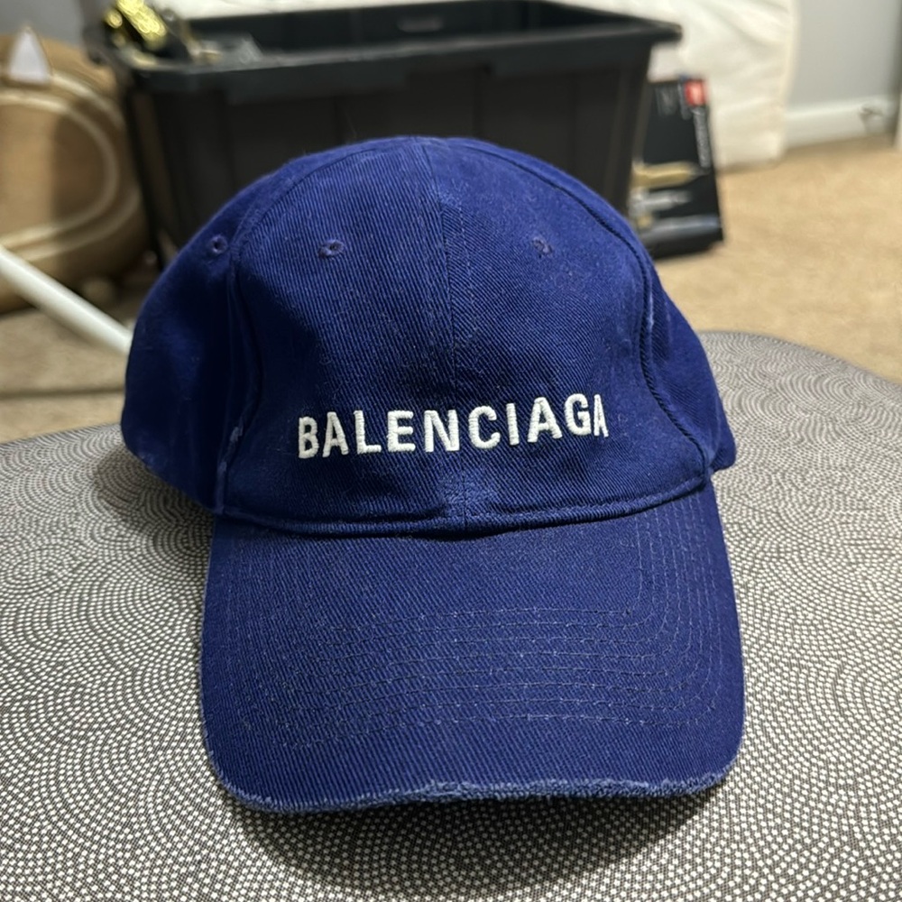 Balenciaga Adjustable blue baseball cap 🧢